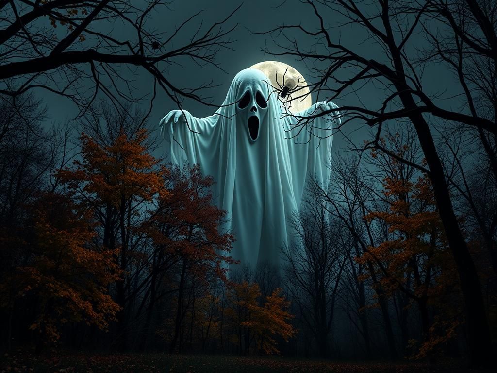 Haunted October Nights Seasonal Graphic Design