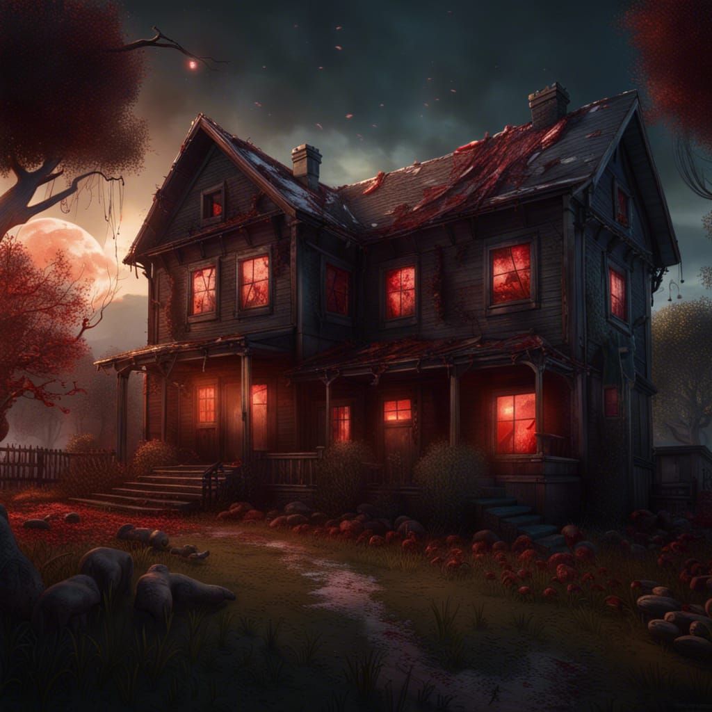Realistic Zombie Invasion at Cozy Farmhouse