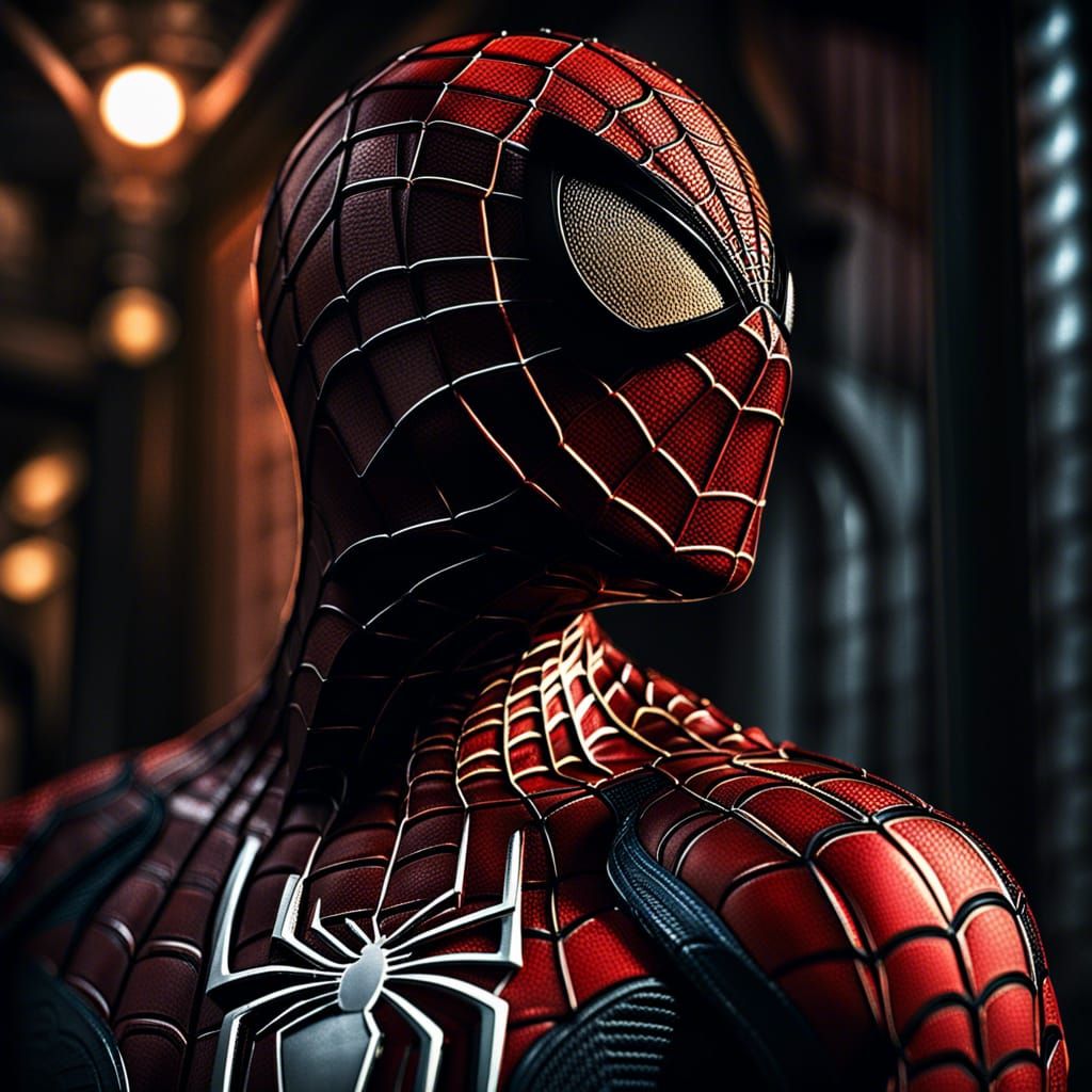 Hyperrealistic Spiderman in Cinematic Composition