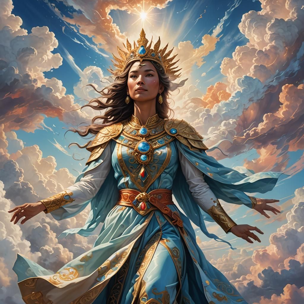 Queen of Earth: A Hyperrealistic Sky Realm