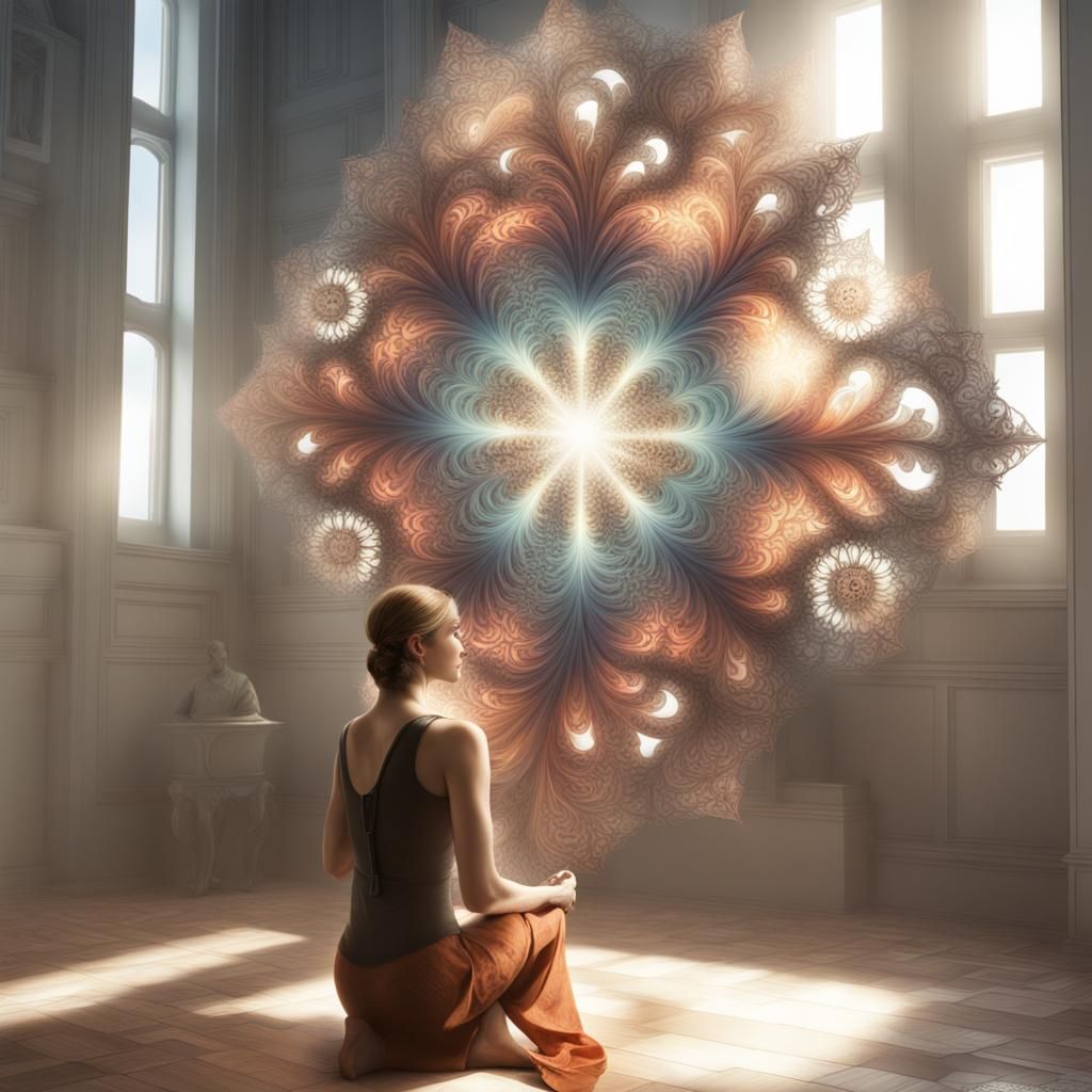 Complex Fractal Pattern Art