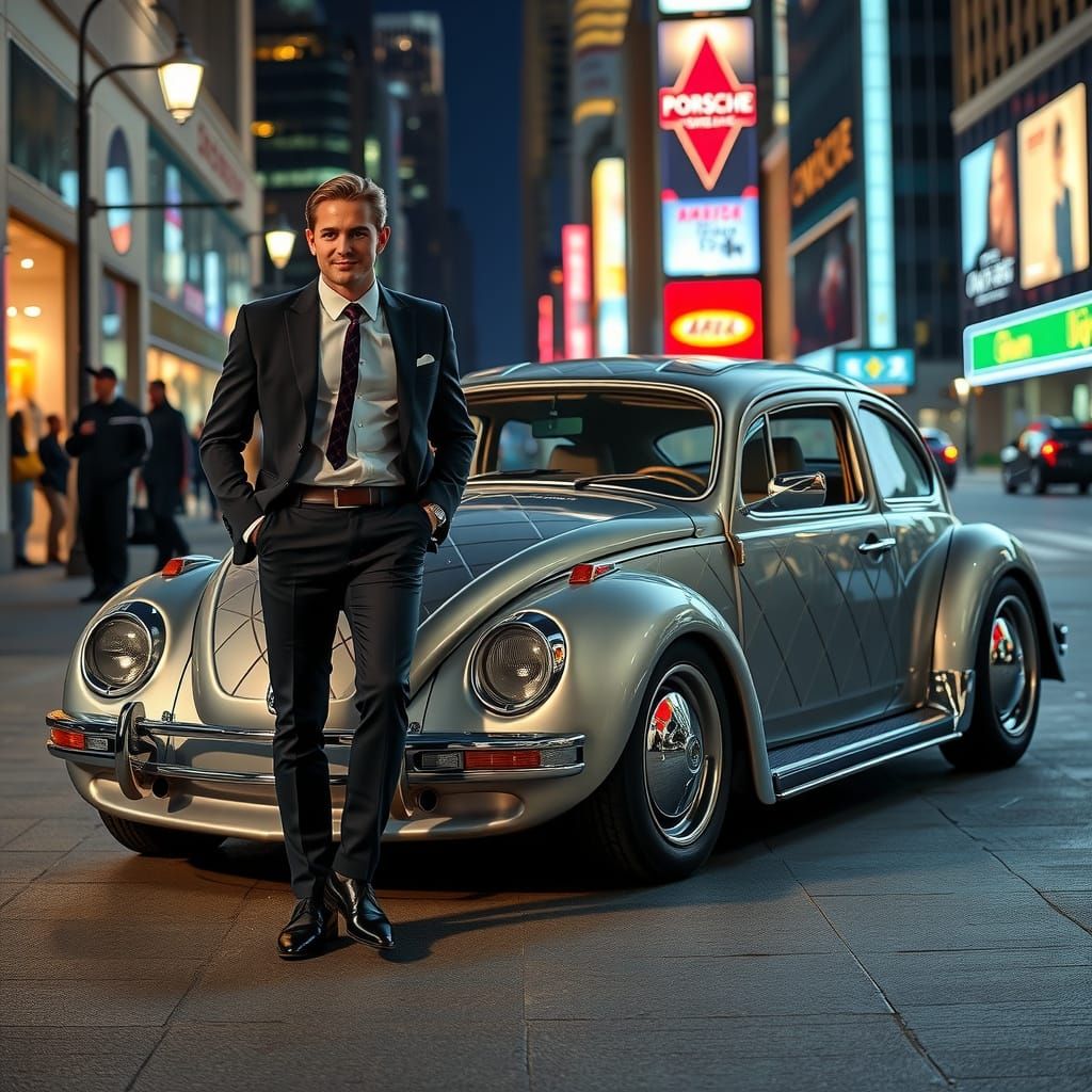 In the art deco style Eric Thor Sandburg 
1925 mon amour
2026 Porsche 🪲 beetle concept
 Eric Thor Sandburg