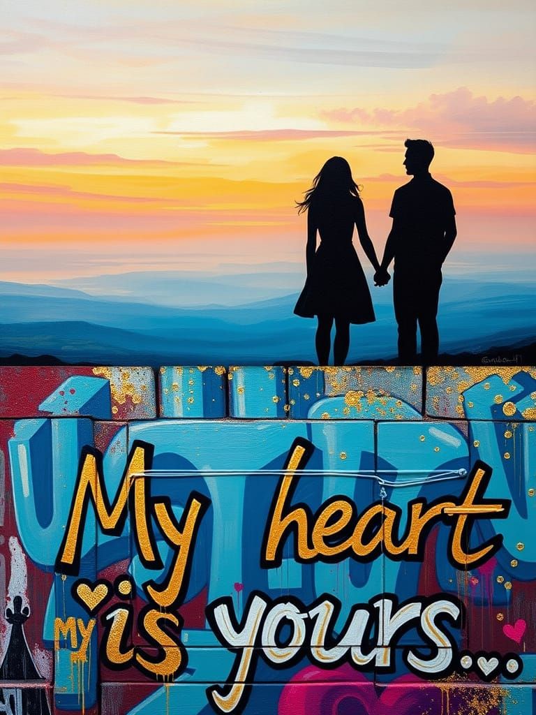 Romantic Couple's Oceanic Union