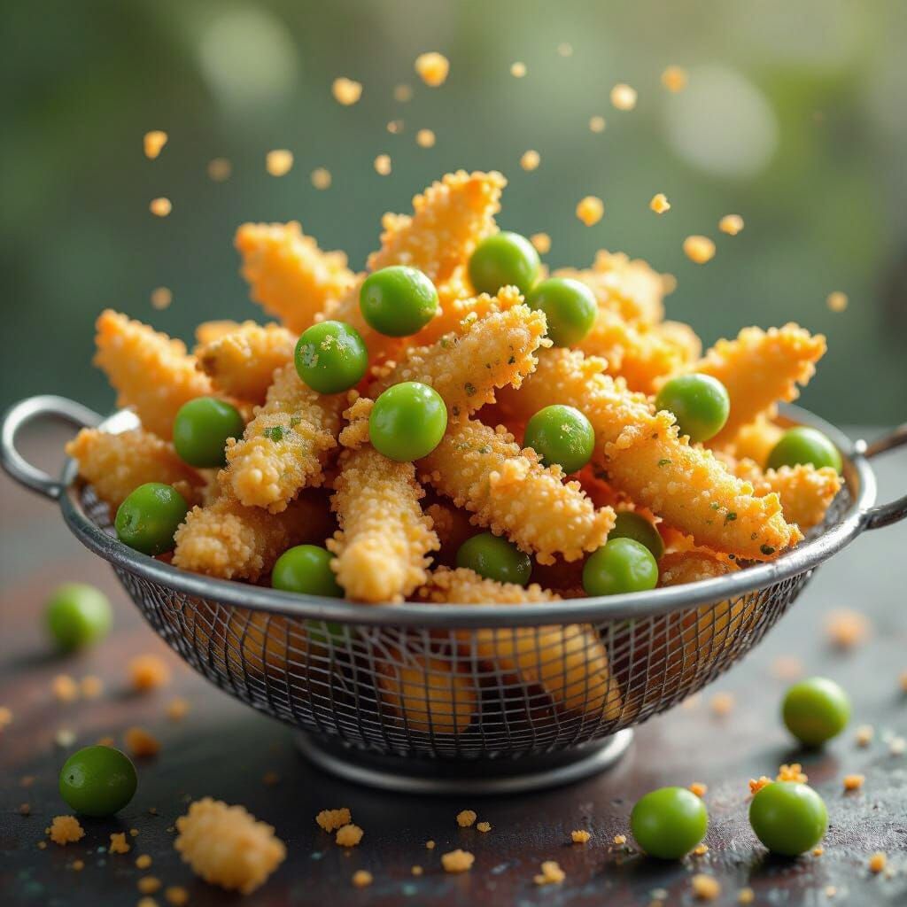 Deep-Fried Green Beans in Batter