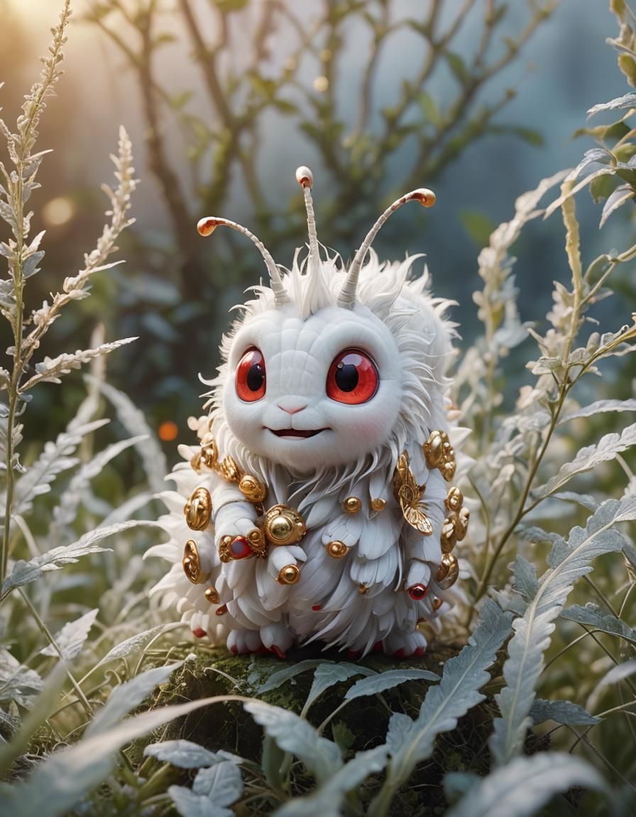 Caterpillar's Magical Transformation: Disney Pixar Style