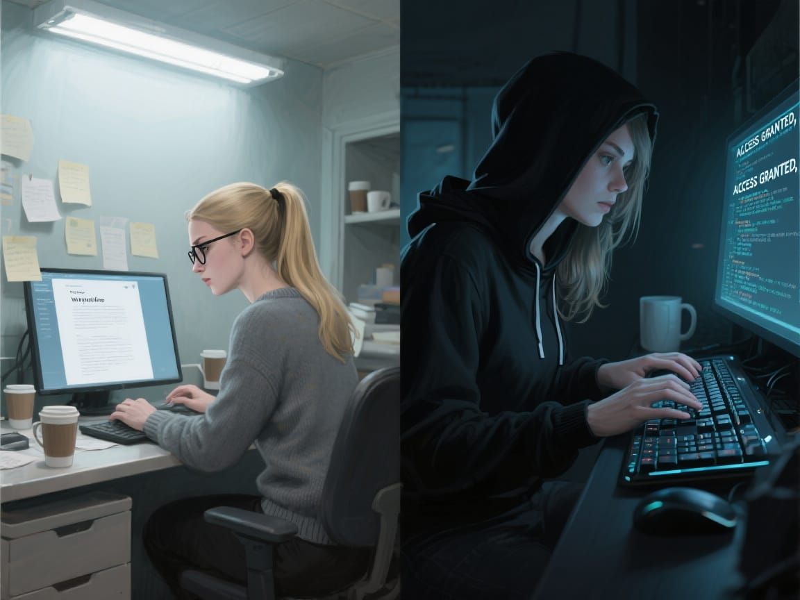 Secretary's Secret Life: From Office to Hacker in Digital Ar...