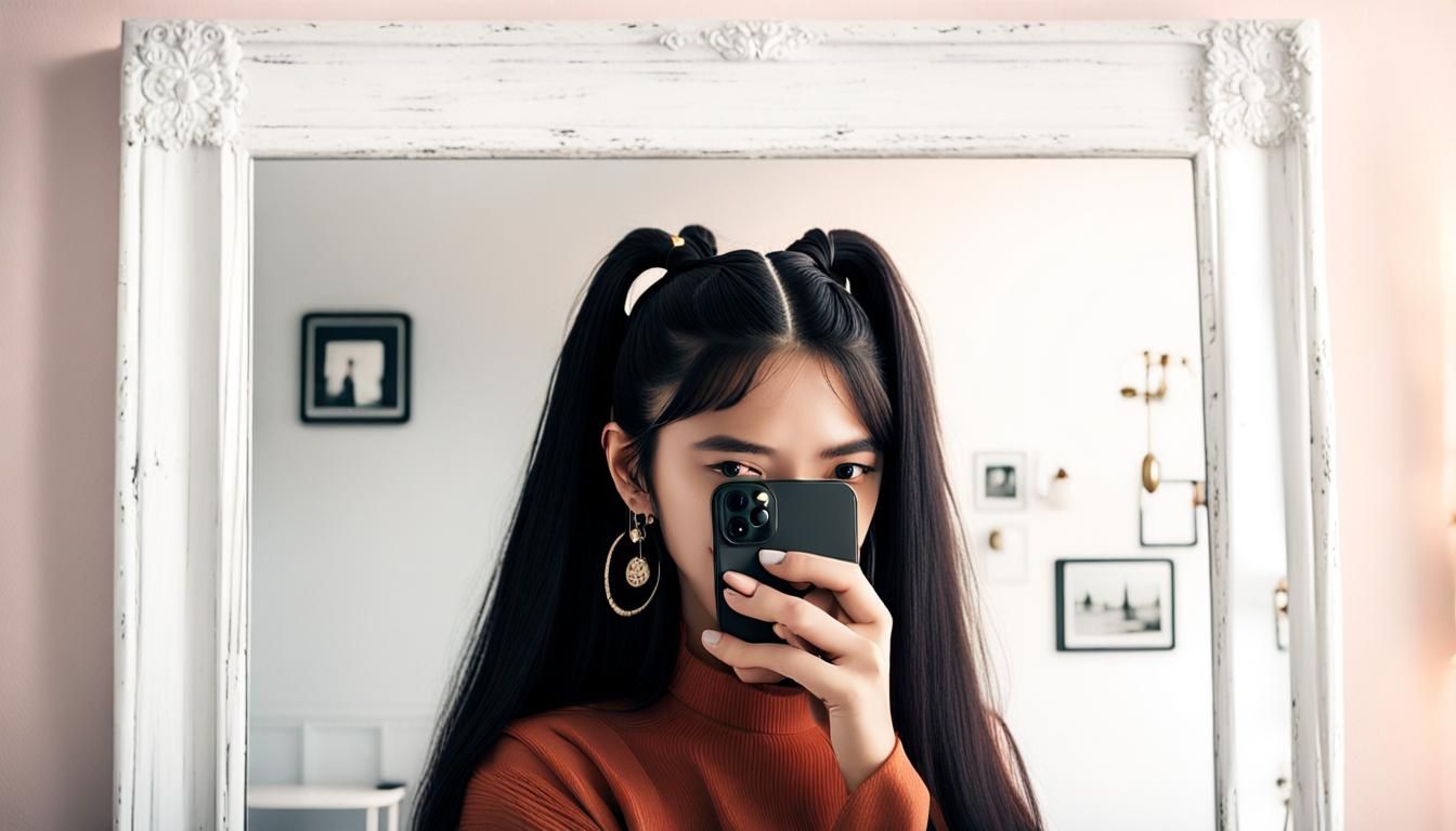 Charismatic Young Influencer in Natural Light