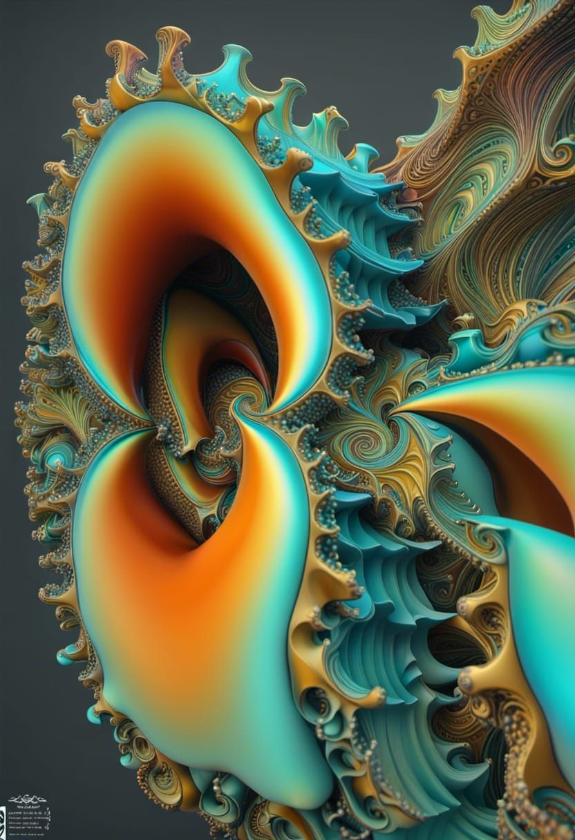 Iridescent Fractal Sculptures in 8K Resolution