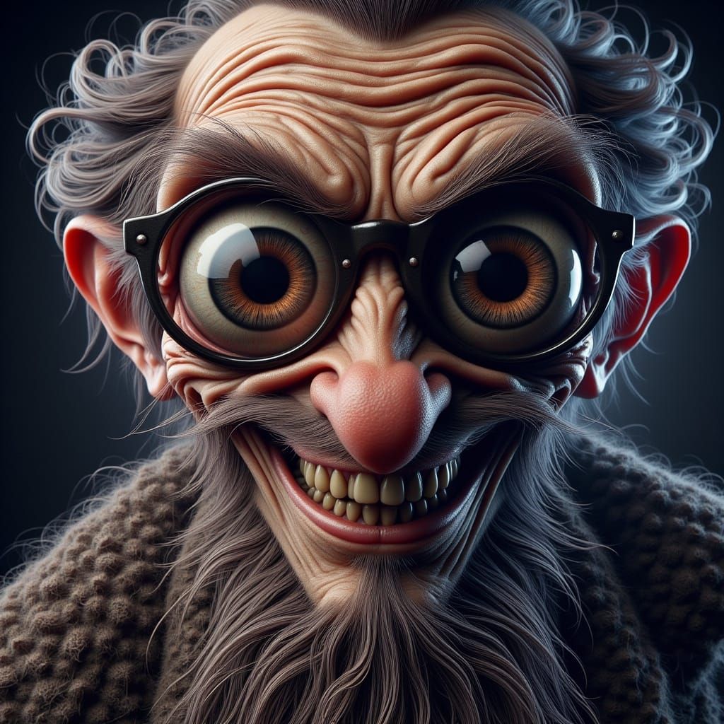 Crazy Mushroom with Sunglasses on Rockall Island