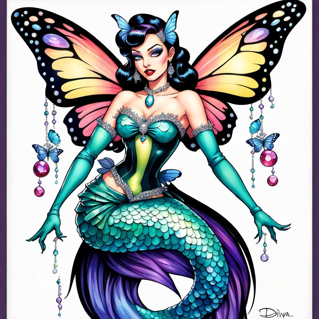Fairy mermaid