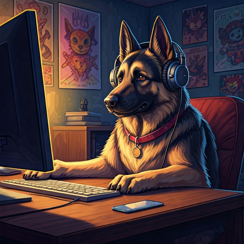 Gamer Dog