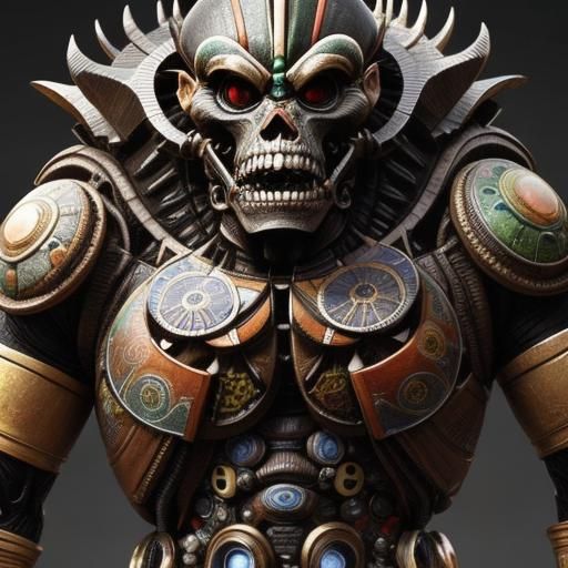 Microscopic Organic Civilization in Surreal Style