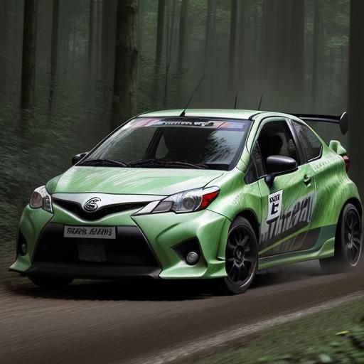 Toyota yaris s2000 rally car