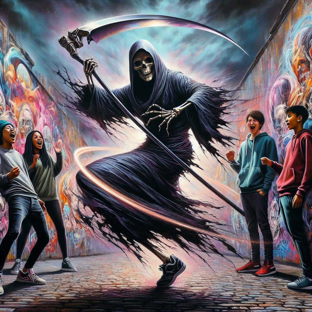Grim Breakdancing Reaper