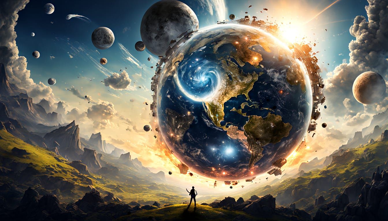 Surreal Landscape of Harmony and Balance