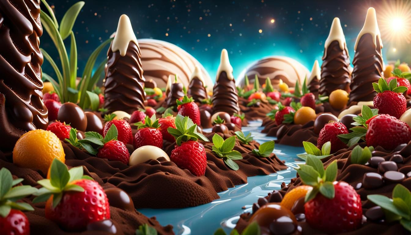 Fantasy World of Ice Cream and Soda