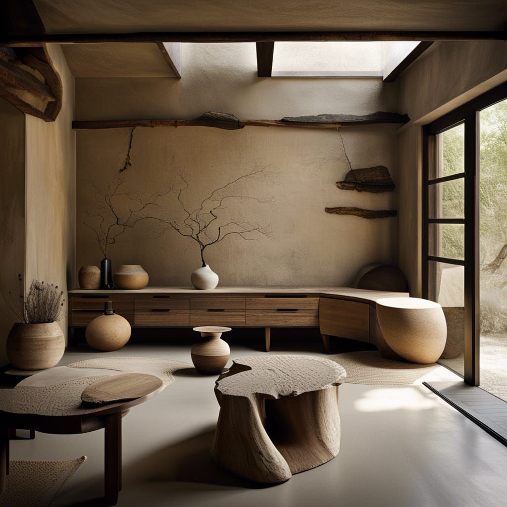 Modern Wabi-Sabi Interior Design