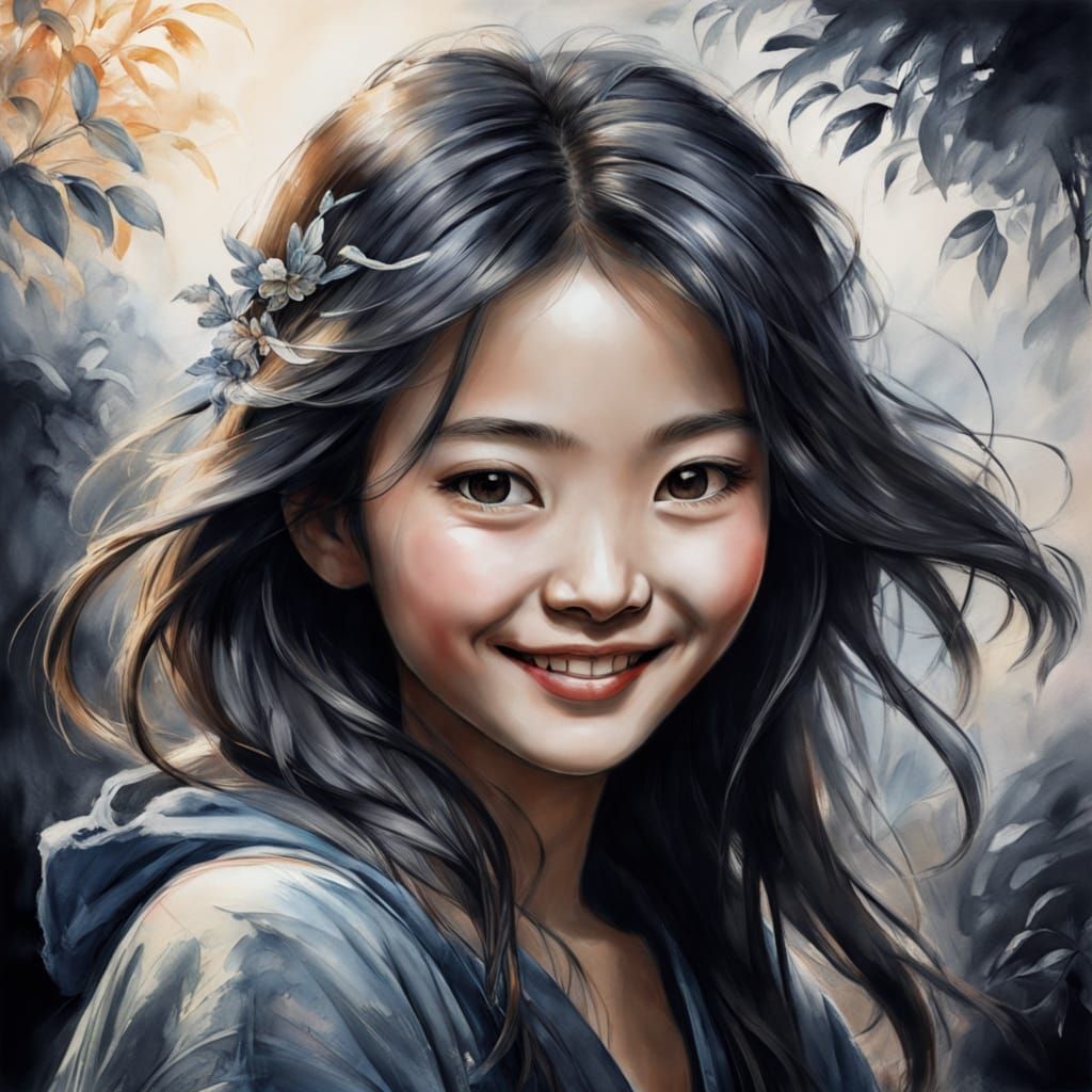 adorable femme asiatique