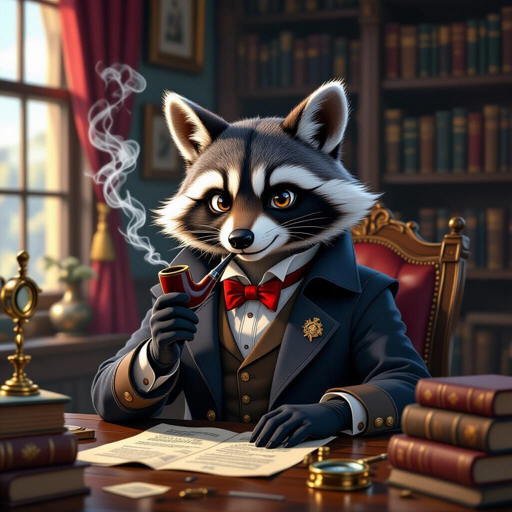 Sherlock Racoon