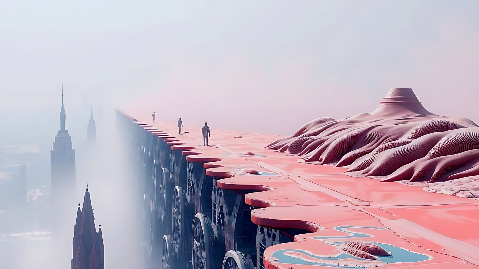 ‘Just a few feet to the right . . . welcome to the very edge of existence.’