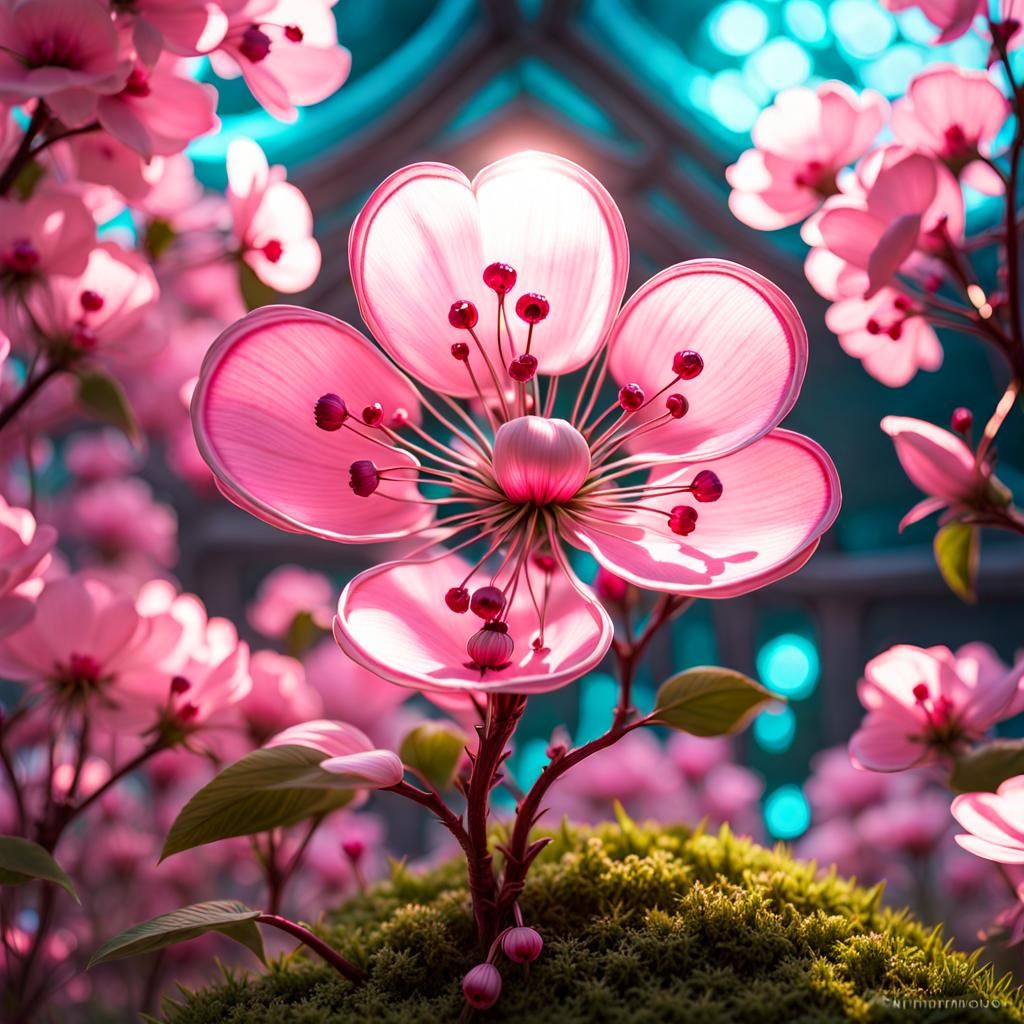 Metal Flowers ~ Titanium Cherry Blossoms