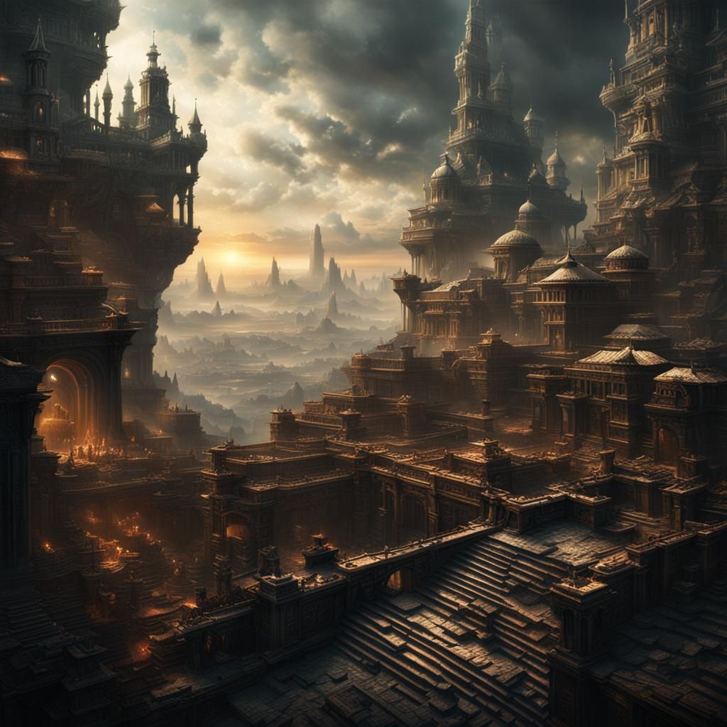 Epic Other Realm Digital Matte Painting