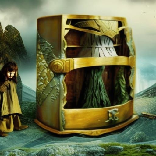 Elegant Scene from The Hobbit, Digital Art