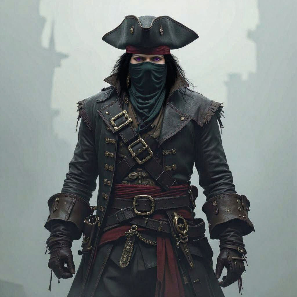 Bloodborne Style Pirate Captain with Bandana