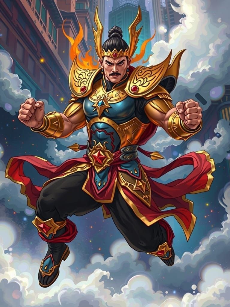 Gatotkaca in a modern style.