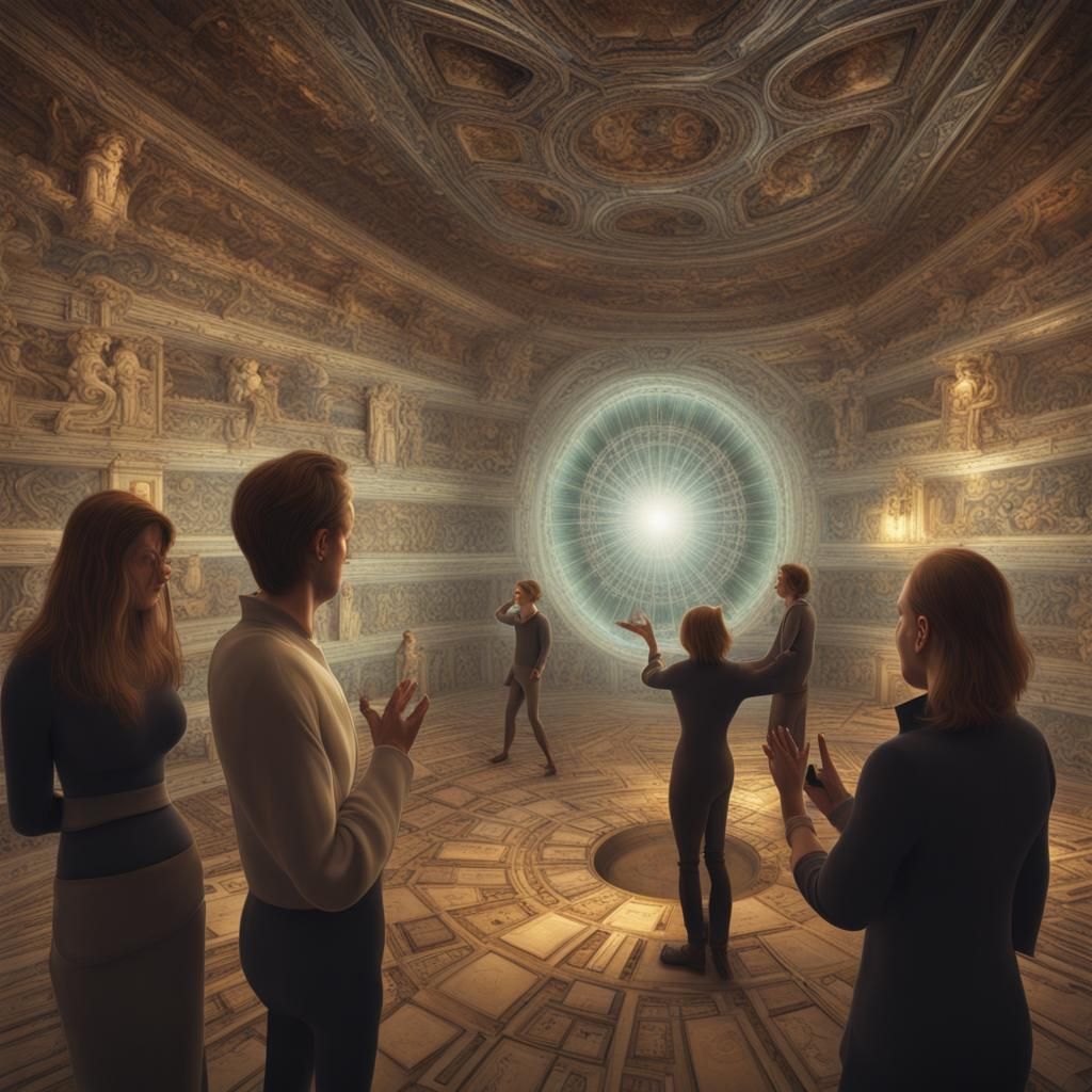 Magical Technology Interaction in 3D Render