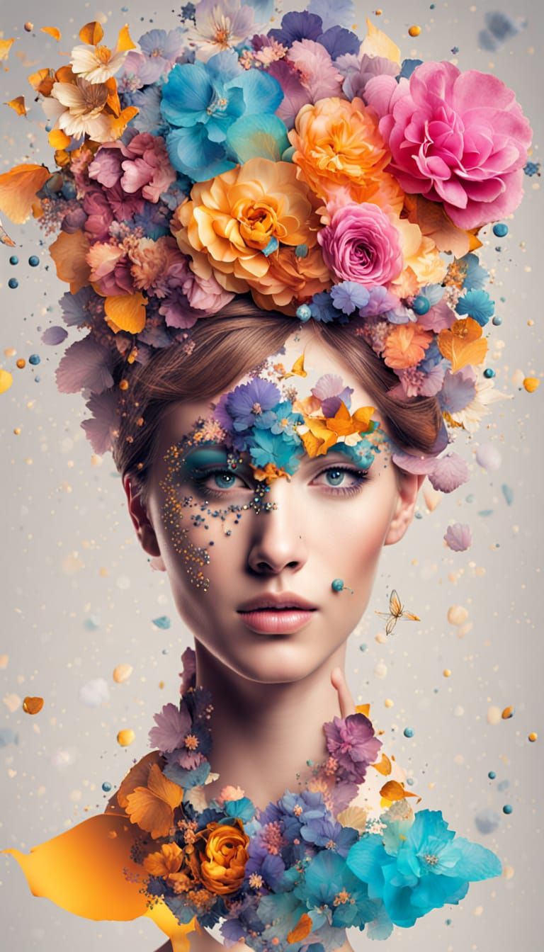 Vivid AI Art: Unexpected Beauty in Intense Colors