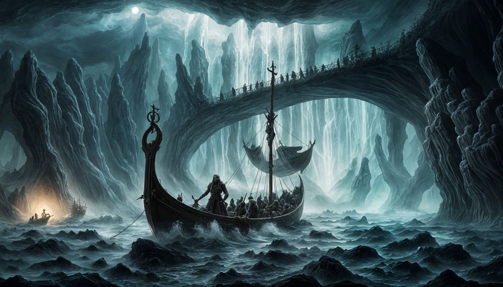 Eerie Viking Drakkar Journey to Valhalla