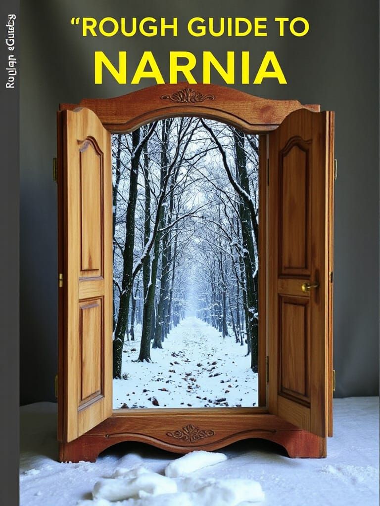 Narnia Wardrobe Book Reveals Snowy Forest Landscape