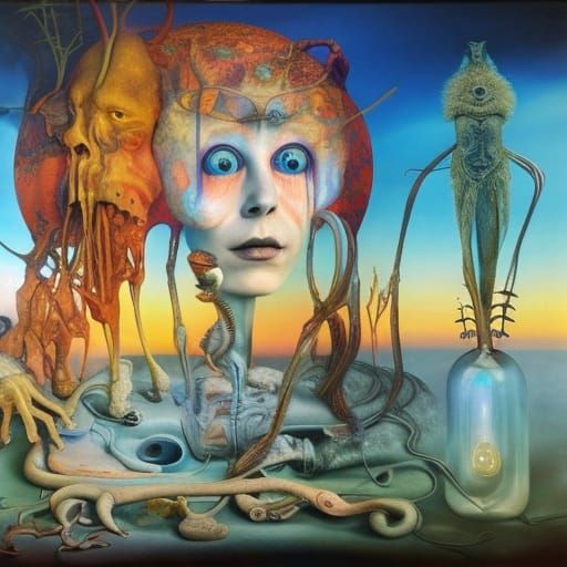 Surreal Post-Apocalyptic Wonderland Inspired by Masters