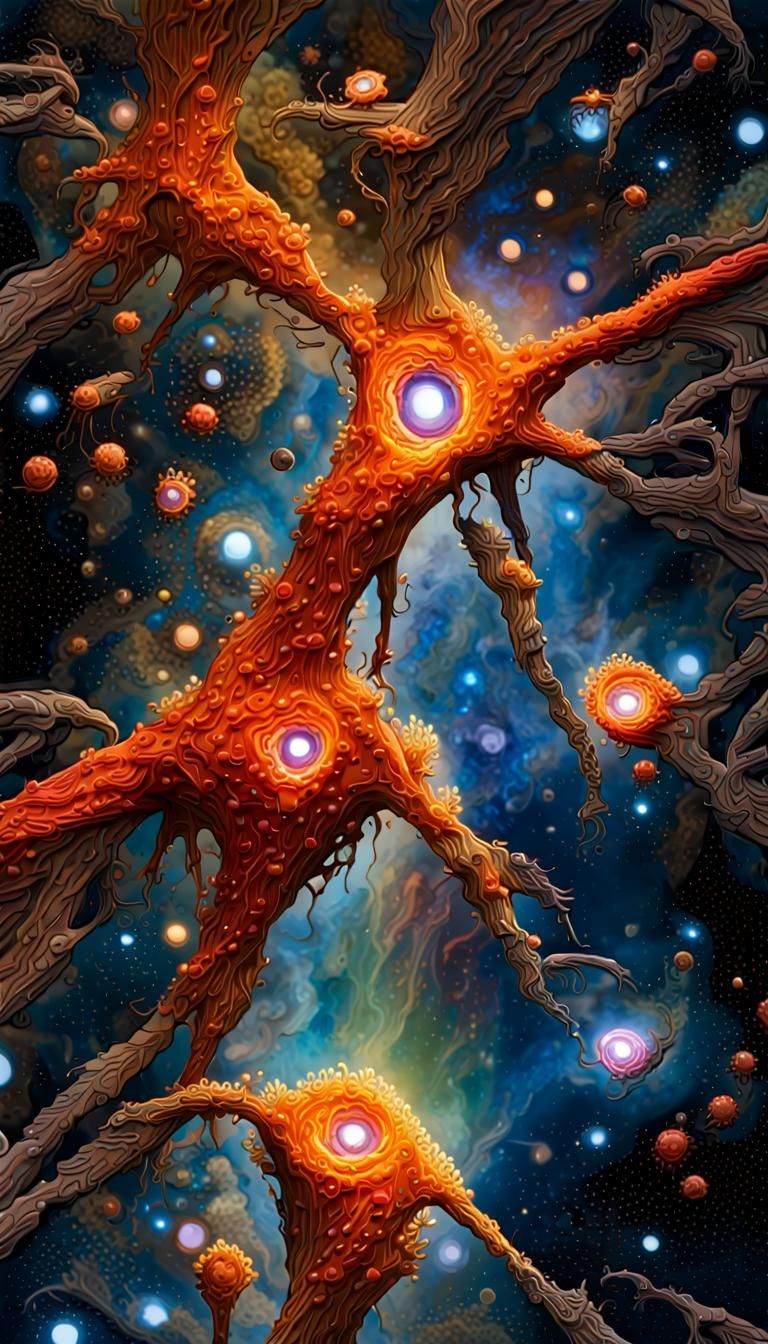 Stellar Formation as Living System: Digital Illustration