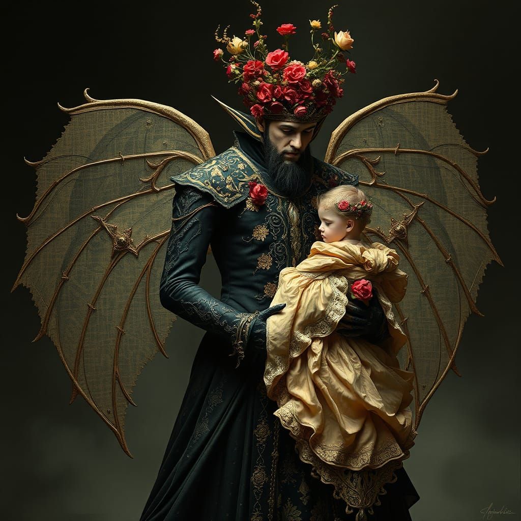 Avant-Garde Father and Child Fairytale