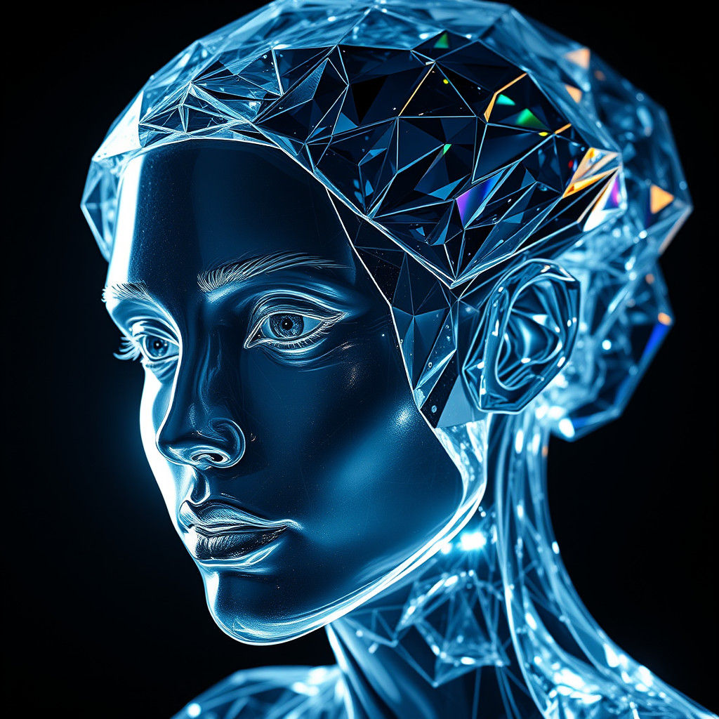 Crystal Goddess in Hyper-Realistic Cinematic Style