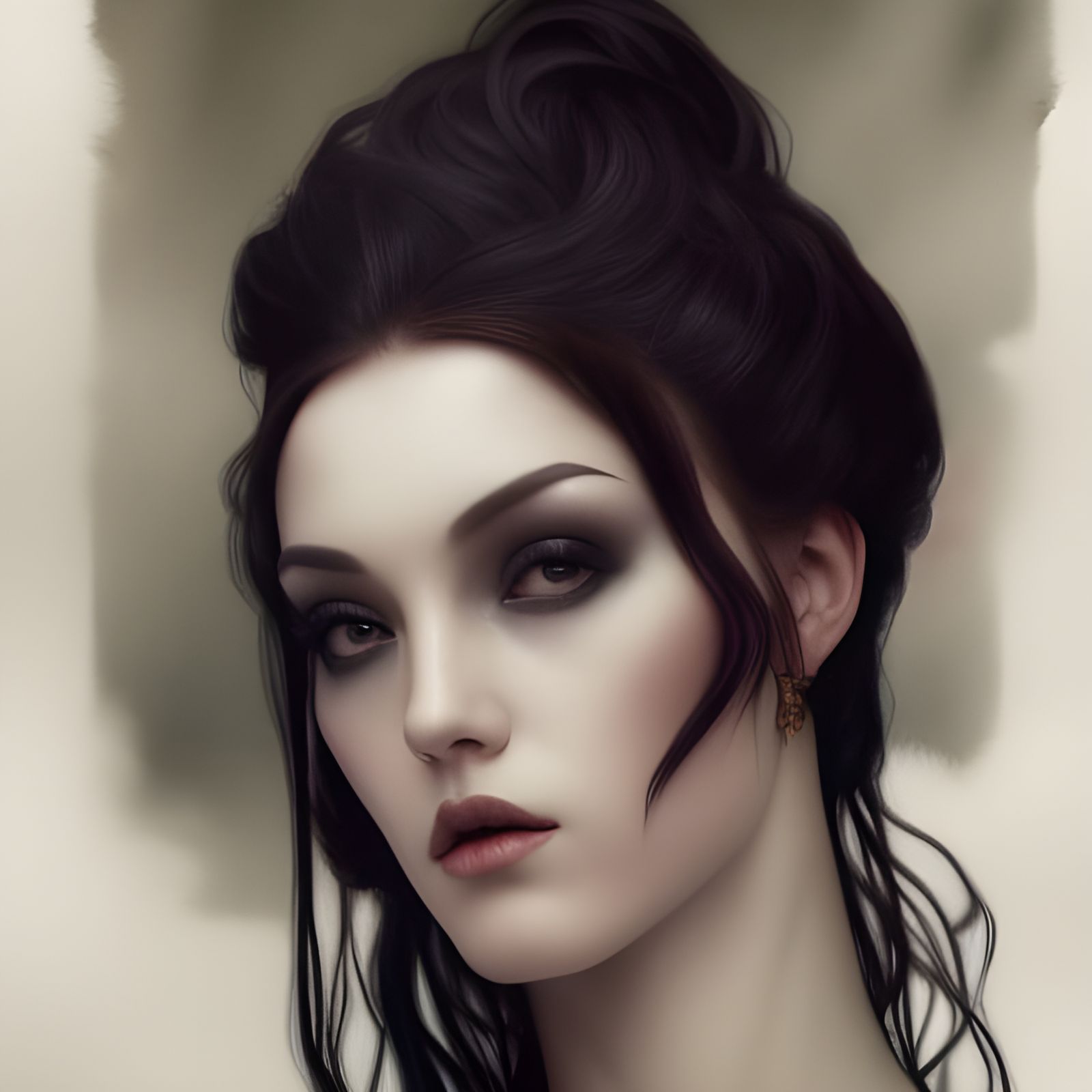 Oil Painting woman portrait