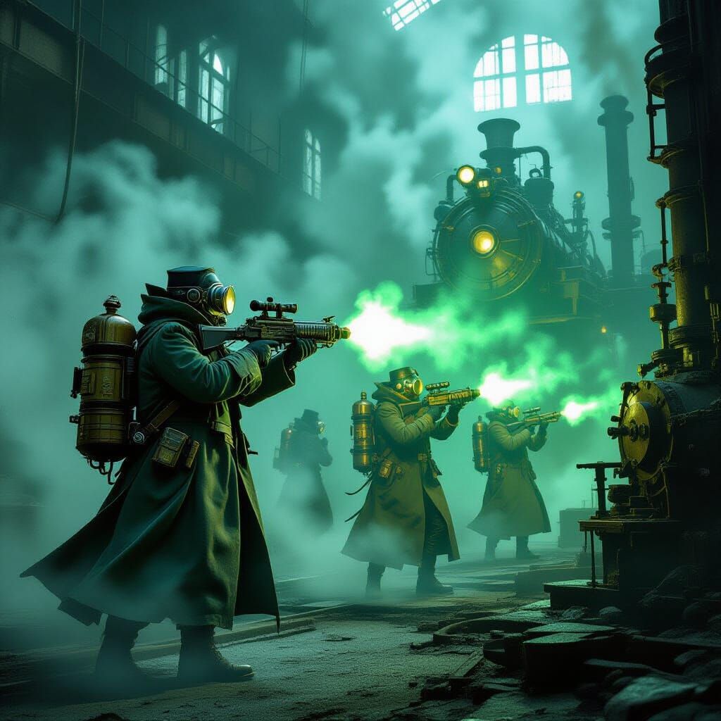 Steampunk Ghostbusters Capture Spirits in Abandoned Mill