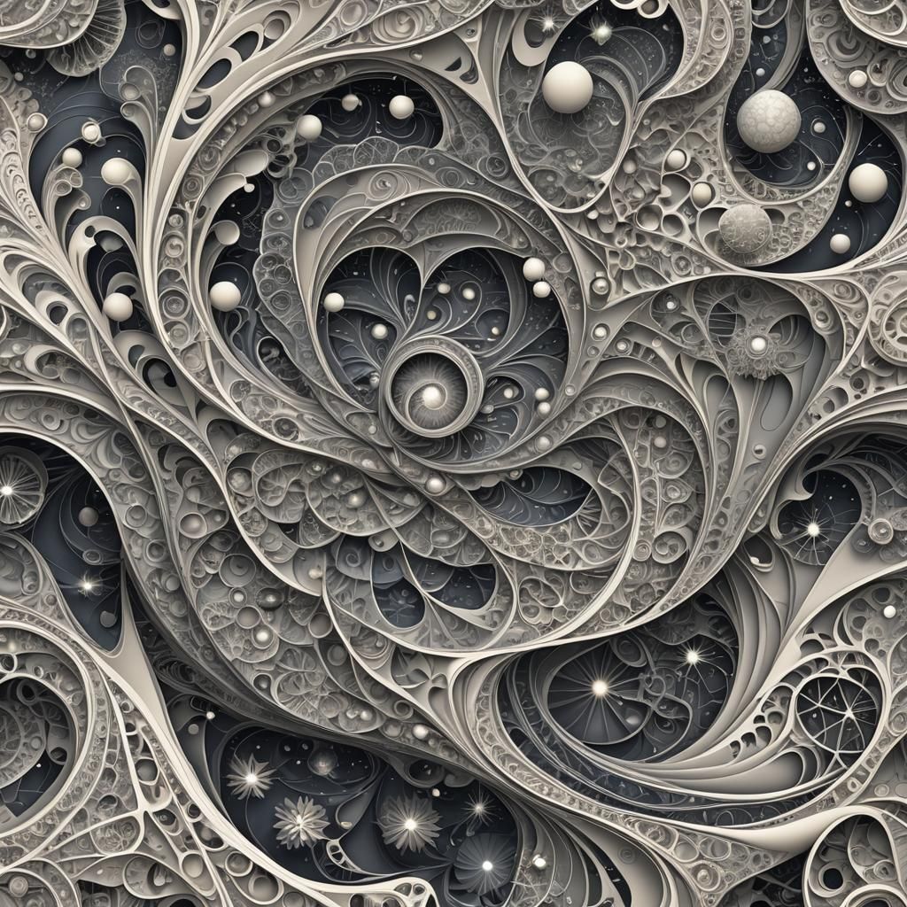 Abstract Fractal of Universe Creation in 3D