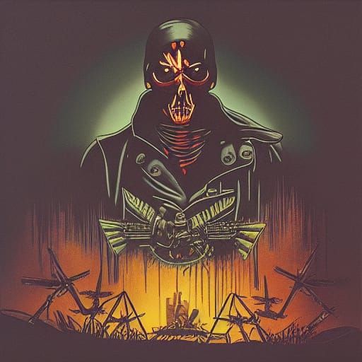 Industrial Apocalypse: Graphic Album Cover Art
