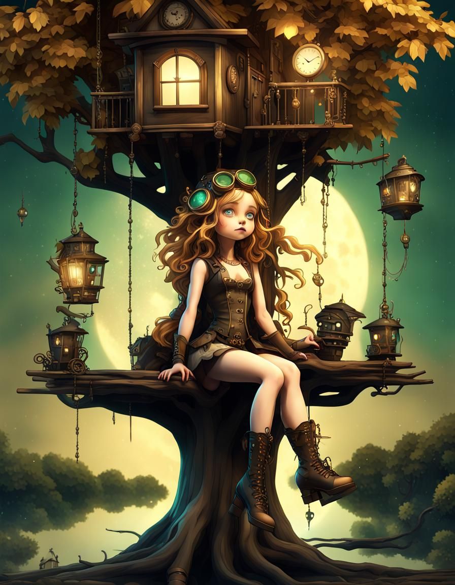 Sitting By My Tree House