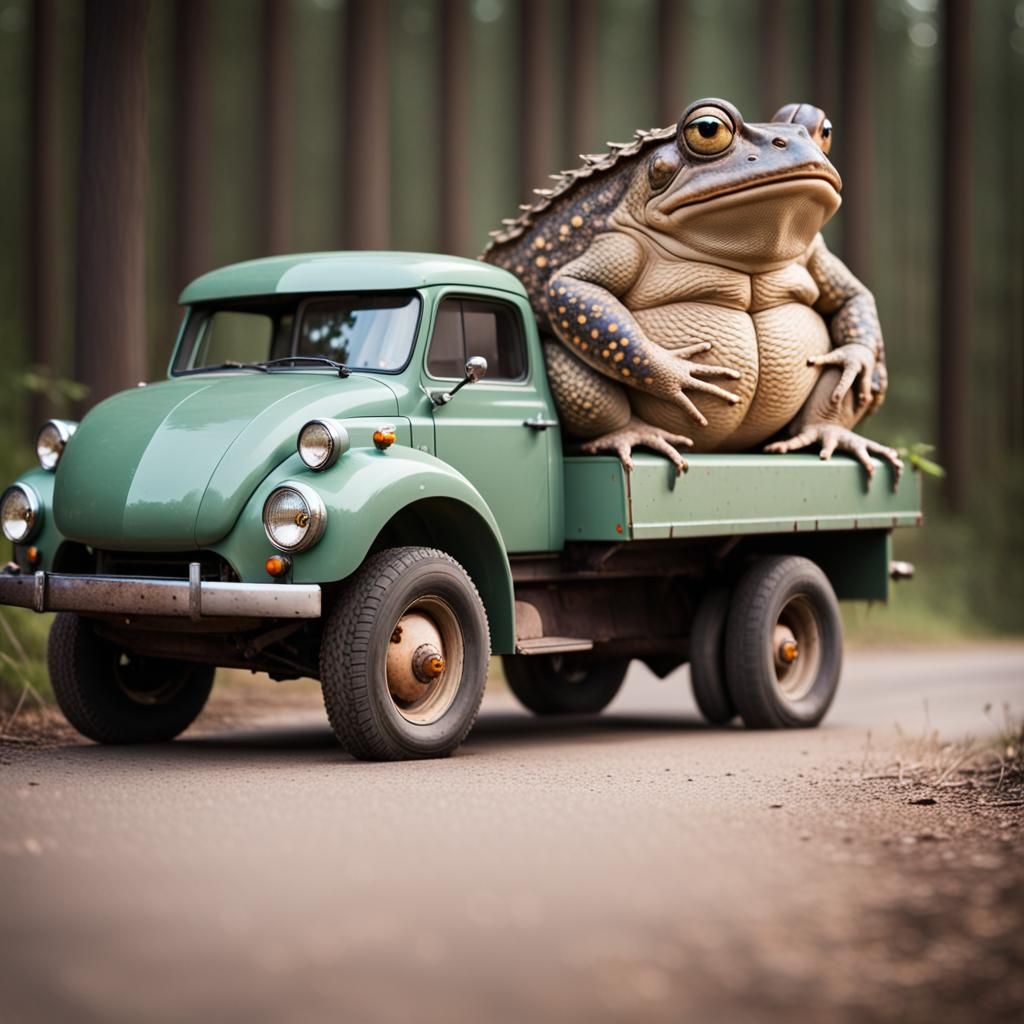 He was parked illegally, so he got toad away.