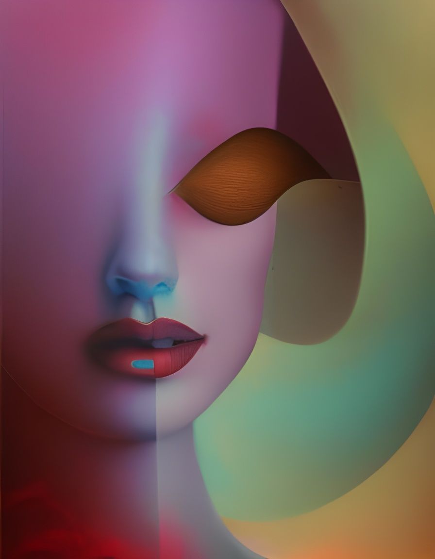 Blue Velvet Origami Fashion in Digital Style