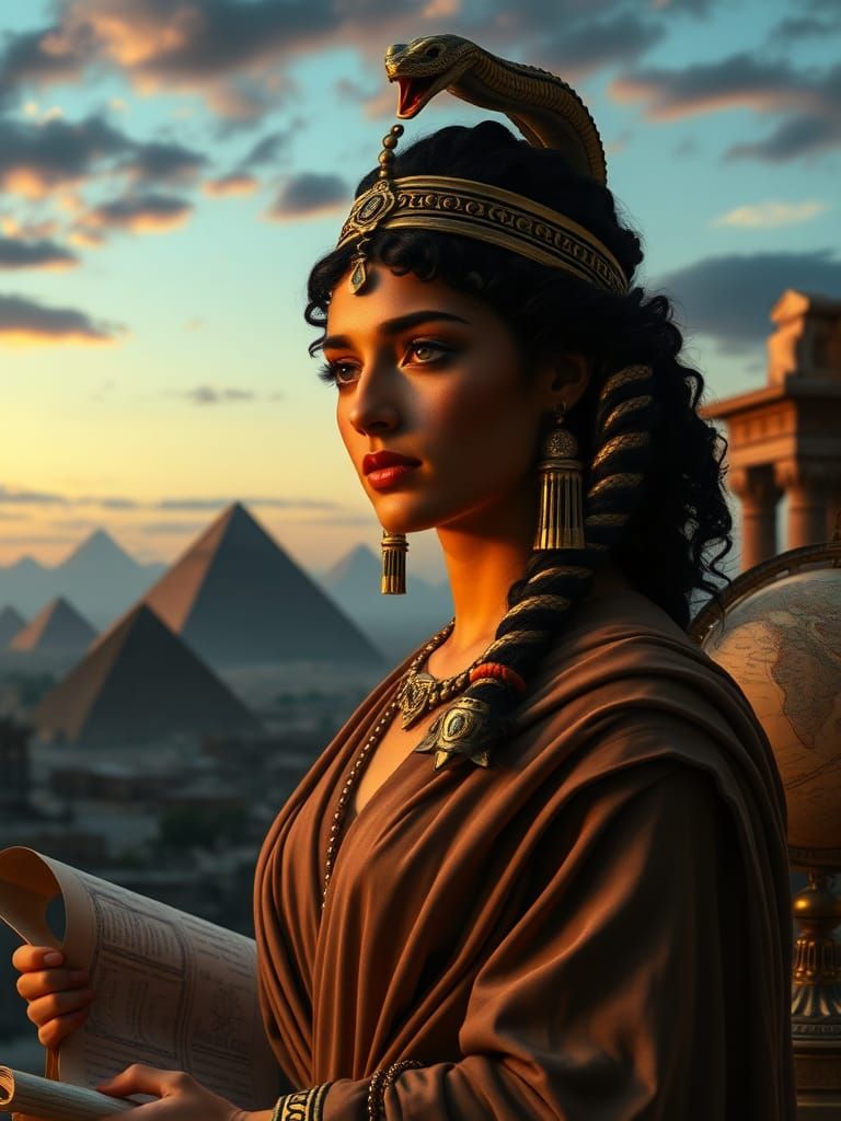 Cleopatra Portrait in Renaissance Style