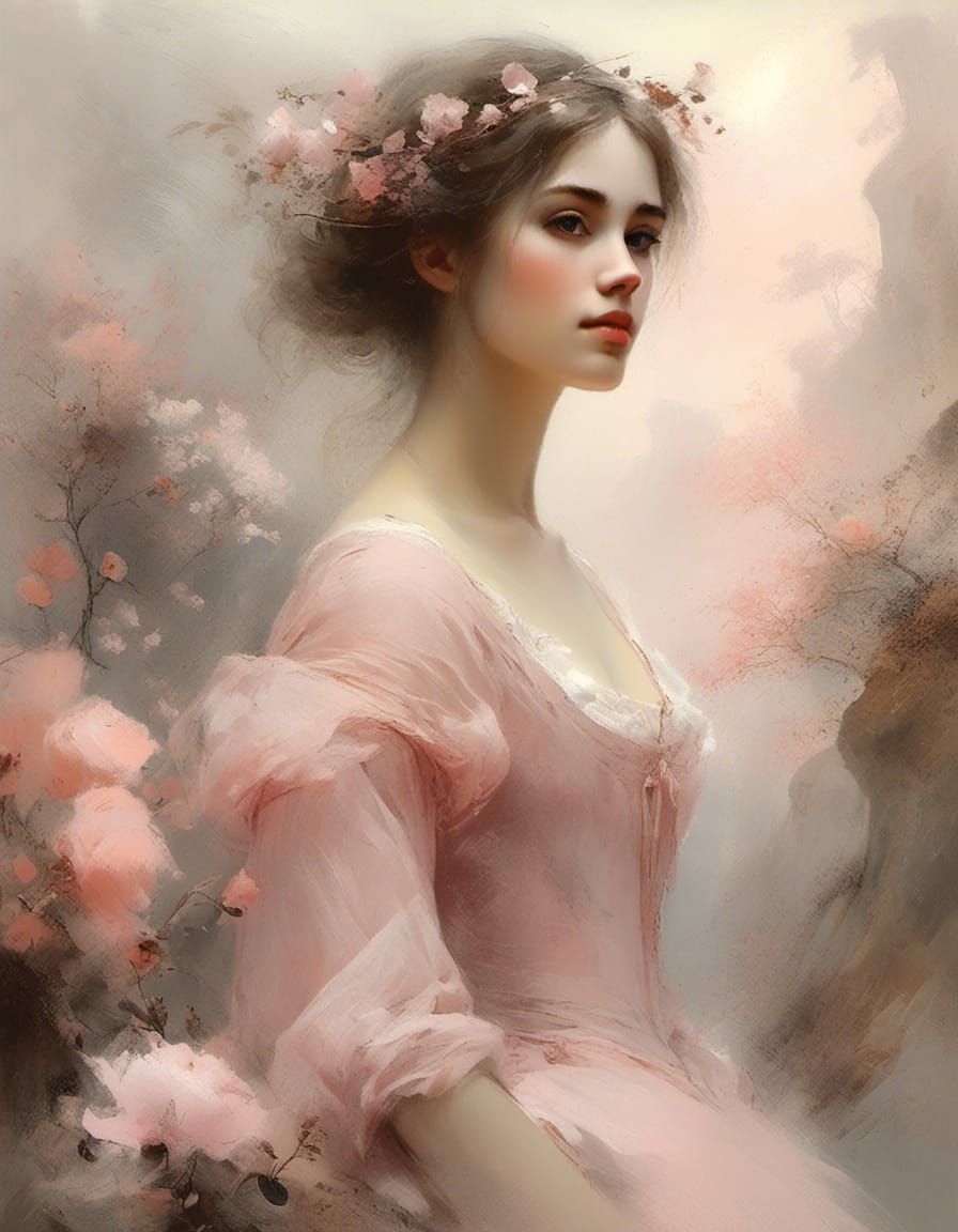 Princess in a pink dream