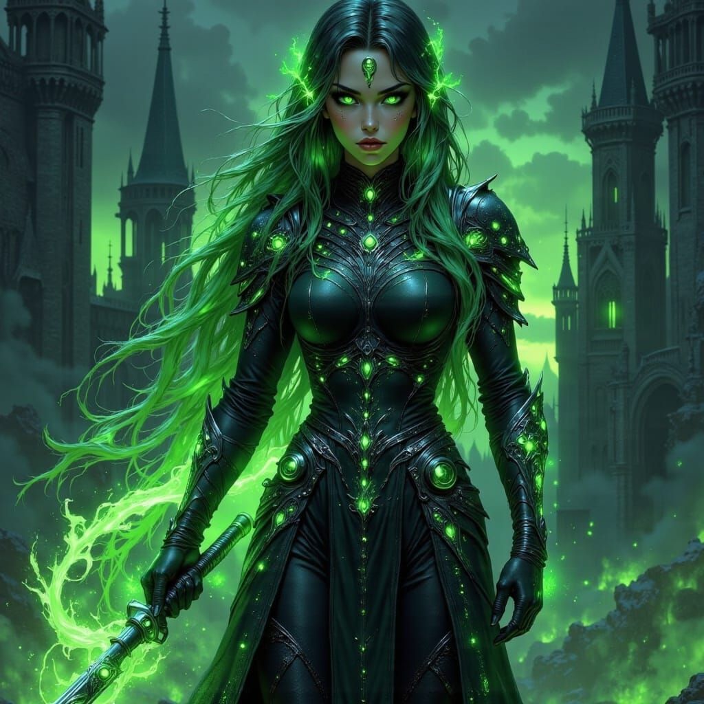 Green sorceress