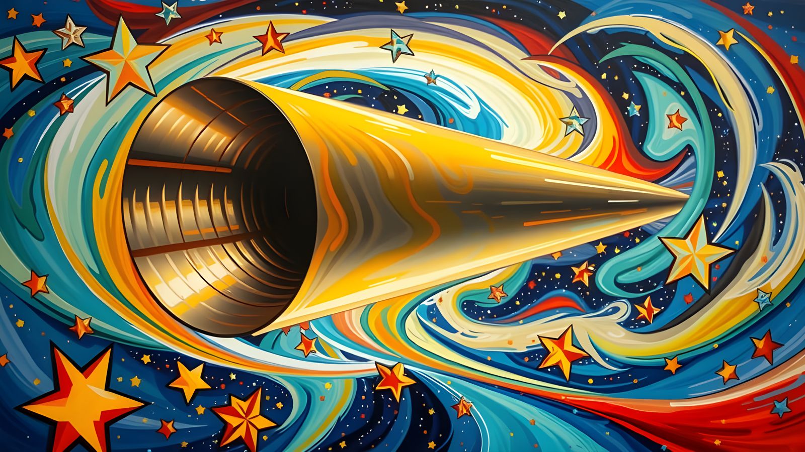 Miraculous Metallic Maelstrom in Celestial Vortex