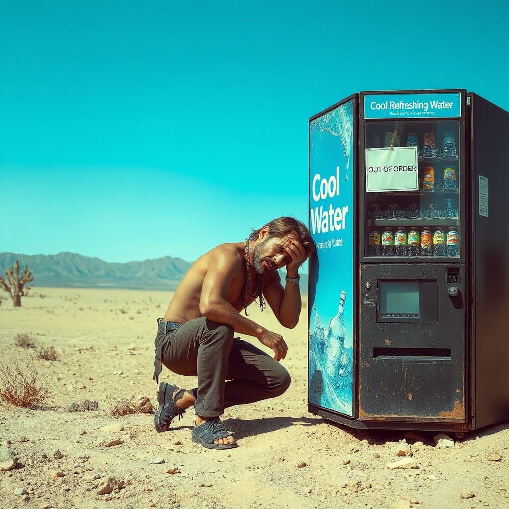 Man's Desperate Plea in the Desert