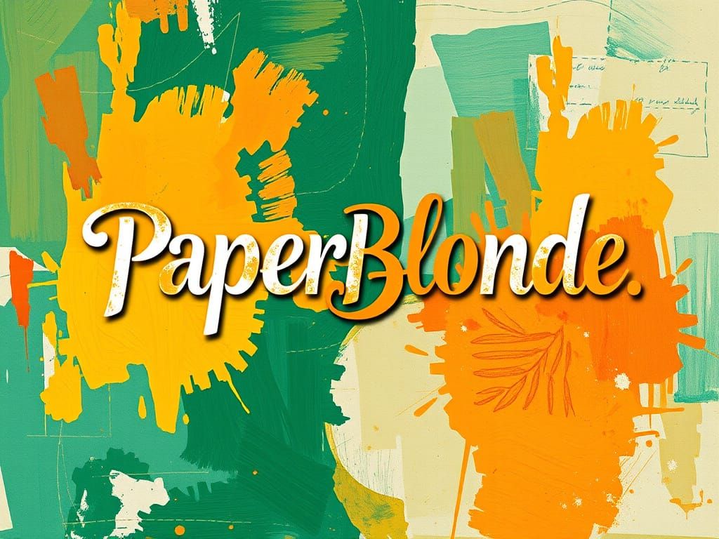 Vibrant Abstract Logotype in Fauvist Hues